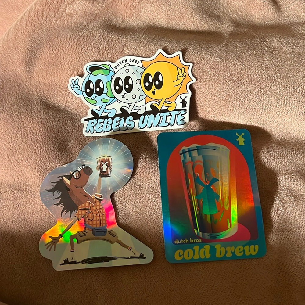 Dutch Bros stickers